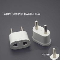 【New-store】 Huilopker MALL อะแดปเตอร์พาวเวอร์ซัพพลาย EU ปลั๊กอะแดปเตอร์ European Travel Charger Adapter Plug Outlet Converter And Portable