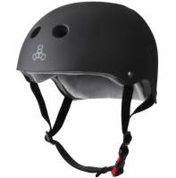 THE CERTIFIED SWEATSAVER HELMET BLACK RUBBER หมวกกันน๊อค safety  SURFSKATE