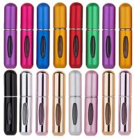 5/10/20PCS 5ml Portable Refillable Perfume Bottle With Spray Scent Pump Empty Cosmetic Container Mini Atomizer Bottle Travel Travel Size Bottles Conta