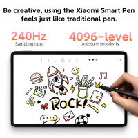 ปากกา Stylus สำหรับ Xiaomi Pad 55pro แท็บเล็ต Xiaomi Smart Pen 240Hz อัตราการสุ่มตัวอย่างปากกาแม่เหล็ก18นาทีชาร์จเต็ม