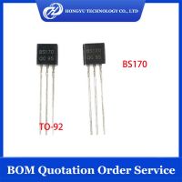 10 - 100 Buah BS170 Trans MOSFET N-CH 60V 0.5A 3-Pin TO-92 Tas SOT23-3 BS170 Saham