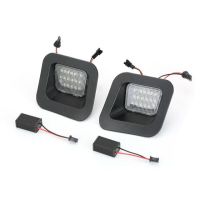 Bemper Belakang ป้ายทะเบียน Led 2x โคมไฟ Led สำหรับ Dodge Ram 1500 3500 2003-2018ไฟส่องป้ายทะเบียนส่องสว่างอัตโนมัติ