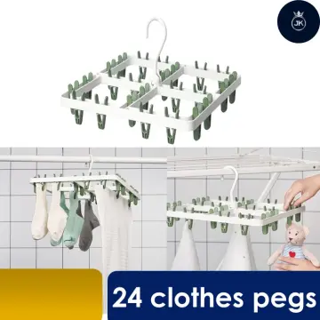 Multi peg clothes online hanger