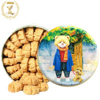 EA（香港进口）Original Imported From Hong Kong Hong Kong Jenny Smart Bear แฮนด์เมดคุกกี้ครีมต้นฉบับ 640 กรัมเนยดอกไม้ของขวัญกลางฤดูใบไม้ร่วง