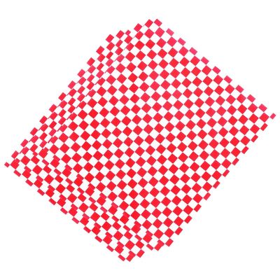 100 PCS checkered deli candy basket liner Food Wrap Papers, Fat Repellent, Sandwich Burger Packing, Red and White