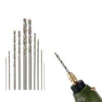 HH-DDPJ10pcs High Speed Hss White Steel Twist Drill Bit Set For Dremel Rotary Tools