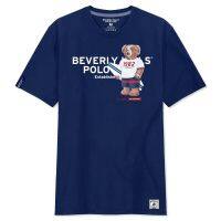 【เสื้อยืดคุณภาพสูง】 2023 Beverly Hills Polo Club  Clic Bear รุ่น BNSB312 เสื้อยืดคอตตอนลำลอง พร้อมส่ง