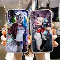 {OLI STUDIO} โทรศัพท์ฮาร์เลย์โจคเกอร์ควินน์ขยิบตาเคสสำหรับ iphone iPhone 14 13 12 11 SE XR X 7 8 6 5 Plus Pro MAX 2020เคสใส