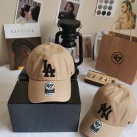 【ซื้อ2ชิ้นและรับ1ฟรี】หมวกเบสบอลแฟชั่นหมวกบังแดด New York Dodgers กากีเสื่อปิกนิกกันน้ำดำสำหรับทั้งหญิงและชาย