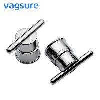 【CW】 Vagsure 2Pcs/Lot 7.4cm Plastic Electroplated Cute Shower Bathroom Glass Sliding Door Knob Handles Furniture Cabinet Accessories