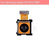 ชิ้นส่วนซ่อมแซมโมดูลกล้องด้านหลังกล้องหลักของแท้เหมาะสำหรับ G781F G780F Samsung Galaxy S20 FE