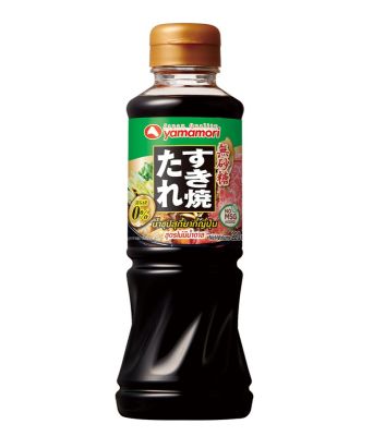 YAMAMORI No-Sugar ยามาโมริ น้ำซุปสุกี้ยากี้ญี่ปุ่น สูตรไม่มีน้ำตาล  ชาบู ชาบูน้ำดำ สุกี้น้ำดำ SUKIYAKI SOUP ขนาด 220 มล.