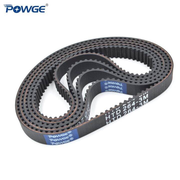 powge-htd-3m-ความยาวพิทช์เข็มขัดจับเวลา249-252-255-258-261-264-267-270-273-276mm-width-6-30mm-255-3m-261-3m-270-3m-276-3m-ยาง