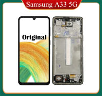 6.4 "ต้นฉบับ AMOLED สำหรับ Samsung Galaxy A33 5G หน้าจอดิจิตอลสัมผัสหน้าจอ LCD สำหรับ Samsung A336 A336B LCD A336U หน้าจอ A336E