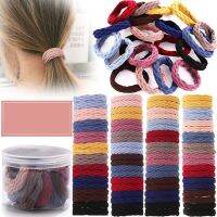 【YF】■☑✿  20pcs/Set Wavy Pattern Seamless Rubber Band Thicker Elastic Colorful Hair Ties Ponytail Holder Adult Headwear