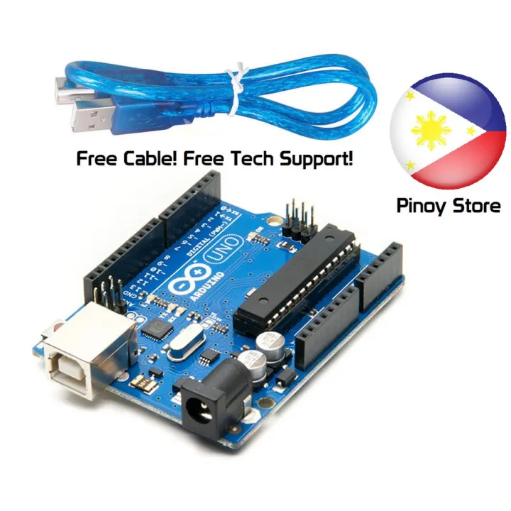 Arduino Uno R3 Board Atmega328P Main chip with Atmega16u2 usb chip with ...