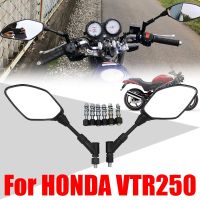 For HONDA VTR250 VTR 250 Motorcycle Accessories Rearview Mirrors Side Mirror Rear View Mirror Back Mirrors Motorbike Parts Mirrors