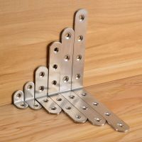 ✳ 10pcs Angle Corner Bracket Fasteners Protector 90 degree Joint Stand Shelf Support Furniture Cabinet Hardware Stainless Steel