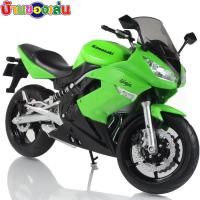 RWRTOY โมเดล โมเดลรถ รถมอเตอร์ไซค์ บิ๊กไบค์ DIECASE MODEL CAR Kawasaki NINJA 650R 1:10 62803W