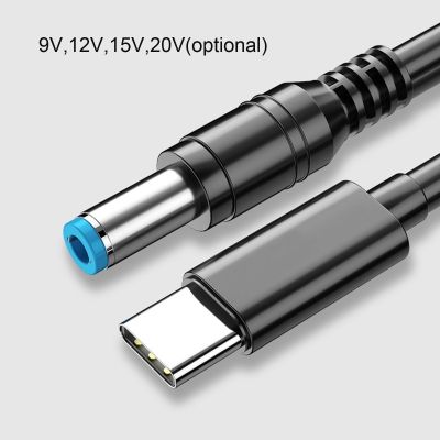 USB C Tipe C PD Ke 9V 12V 15V 20V 5.5X2.5Mm Kabel Catu Daya untuk Router Nirkabel Laptop LED Strip Speaker Kamera CCTV
