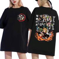 Hot Anime T-shirt Men Women Cartoon Titan Attack Shingeki No Kyojin Graphic T Shirt Demon Slayer Kimetsu No Yaiba Tshirt Tops
