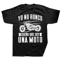 Motorcycle Biker T Shirt Funny Spanish Sayings Dad Boyfriend Gifts Tee Tops  100% Cotton Round Neck Casual Soft  T-shirt