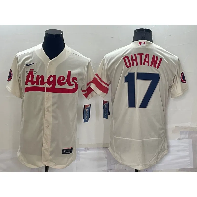 Top-selling Item] 2022-23 City Connect Youth Los Angeles Angels Shohei  Ohtani 17 Shohei Ohtani 3D Unisex Jersey - Cream
