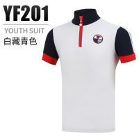 PGM Golf Clothing Set Boys T Shirts Shorts Childrens Spring Summer Kids Sports Short Sleeve Fashion T-shirt Tops YF201KUZ065