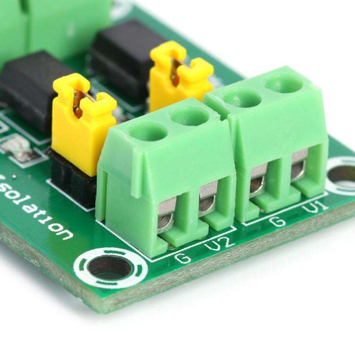 pc817ทาง-optocoupler-2ทางบอร์ดแบบแยกสัญญาณออกจากกันโมดูลการแปลงแรงดันไฟฟ้าไดรเวอร์