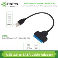 USB 2.0 3.0 SATA เป็น USB Sata 3 USB อะแดปเตอร์2.0สูงสุด6 Gbps รองรับเอ็กซ์เทอร์นัลฮาร์ดดิสก์2.5นิ้วฮาร์ดไดรฟ SSD 22 Pin Sata III