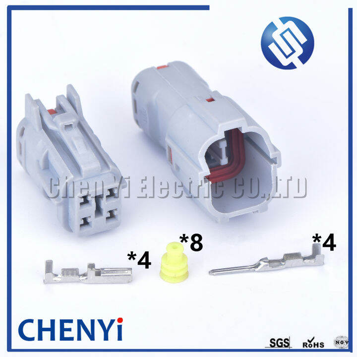 Cnkf 5 set Ket 4 pin nero maschio e femmina Plug impermeabile MG640333/ MG610331