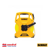 DEWALT เทปวัดสายไฟเบอร์ เทปวัดที่ 100เมตร รุ่น DWHT34067 เทปวัดไฟเบอร์กลาส