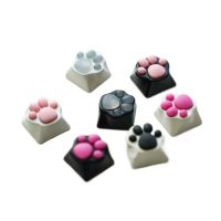 CYI47คีย์บอร์ดสำรองน่ารักสาวคอมพิวเตอร์โลหะสำหรับ PC อุ้งเท้าแมว Keycaps เครื่องจักรกล Keycaps แป้นพิมพ์ปุ่มกด Keycaps