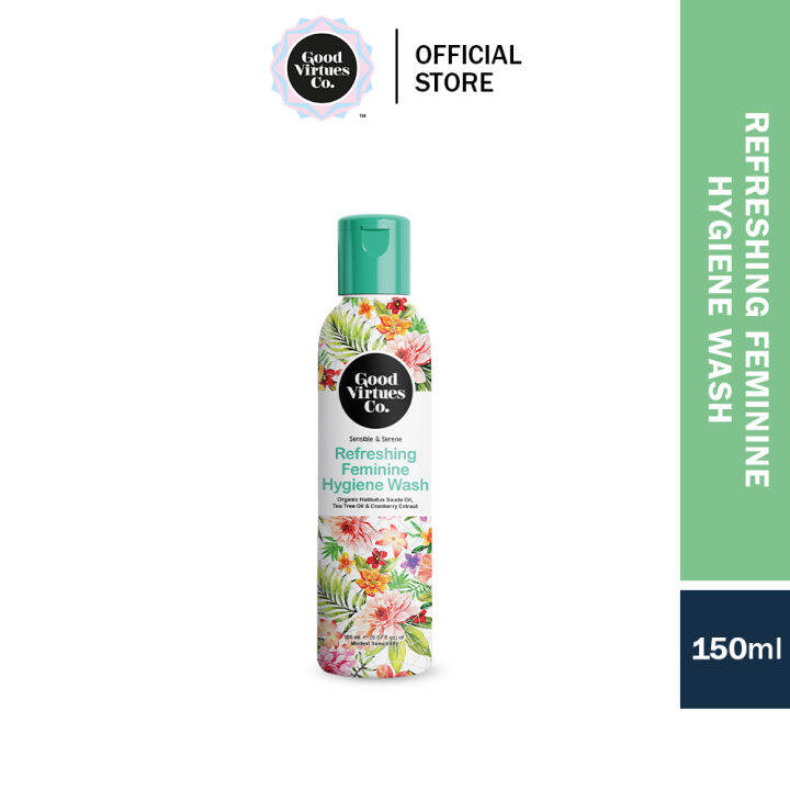 Good Virtues Co. Refreshing Feminine Hygiene Wash (150ml) Lazada