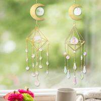 คริสตัล Sun Catcher คริสตัล Light Catcher Wind Chime Rainbow Suncatchers สำหรับ Window Home Porch งานแต่งงานตกแต่งสวน