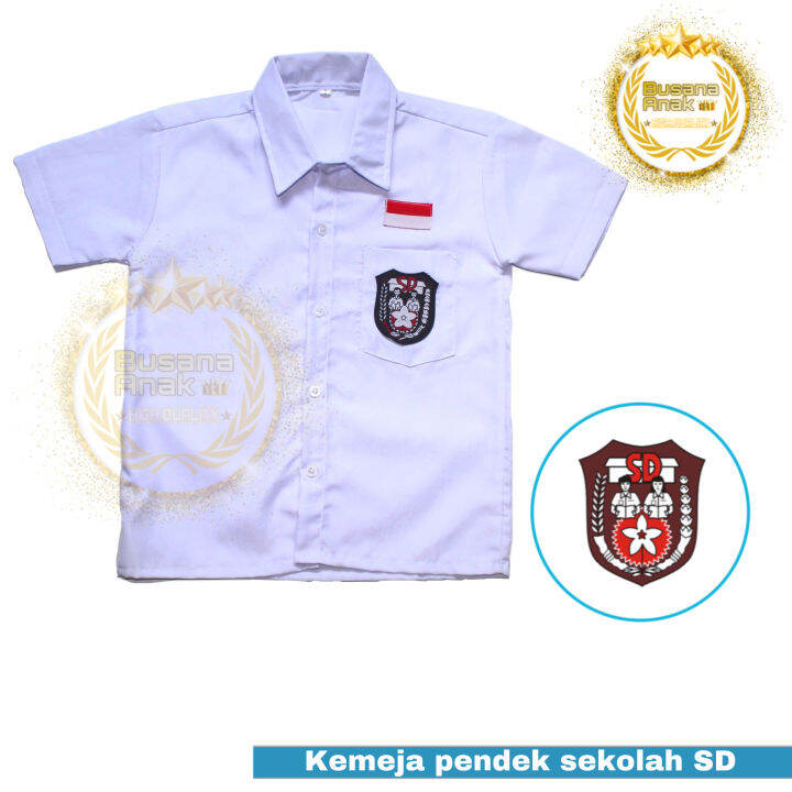 Baju Seragam Sekolah SD Lengan Pendek Oxford | Lazada Indonesia