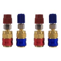 2X High and Low Side Expansion Adapter R134A Freon Quick Connector Adapter Automotive Air Conditioning for for