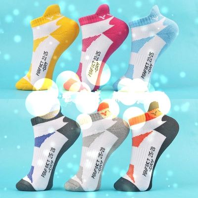 ❈∋☒ ถุงเท้ากีฬา ถุงเท้าVictor Victory Towel Bottom Badminton Socks Pingpong Ping-pong Table Tennis Socks Mens Sweat Absorption Running Socks Womens Deodorant Thickened Sports Socks Wholesale