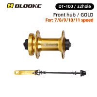 2021BLOOKE DT100 Bicycle Ball Hub 32 36 Hole Disc Brake 7 8 9 10 11 S Speed Front Rear MTB Bike Bushing Quick Release Sleeve Cube