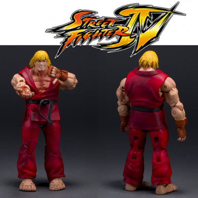 Figma ฟิกม่า Figure Action Street Fighter IV สตรีทไฟท์เตอร์ IV Ken Masters เคน มาสเตอร์ Ver แอ็คชั่น ฟิกเกอร์ Anime อนิเมะ การ์ตูน มังงะ ของขวัญ Gift จากการ์ตูนดังญี่ปุ่น สามารถขยับได้ Doll ตุ๊กตา manga Model โมเดล