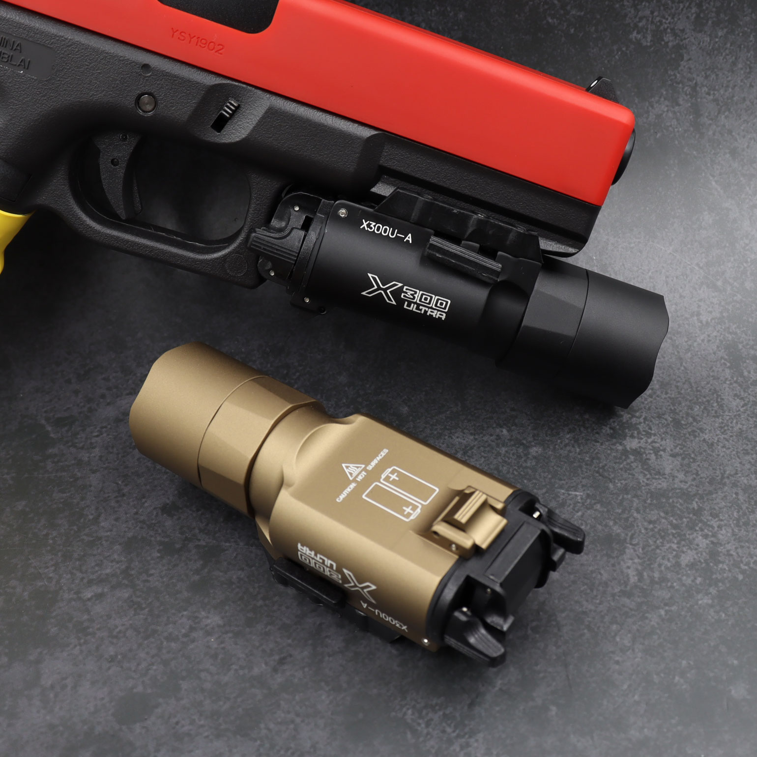 Tactical X300 LED Pistol Gun Light Lanterna Airsoft Rifle Flashlight Glock 1911 