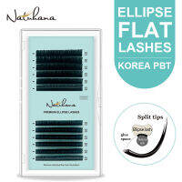 ใหม่ Matte cilios elipse FLAT eyelash EXTENSION ส่วนบุคคล False Mink ellipse FLAT Lashes ขายส่งแยก Ti eyelashesps