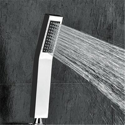 quality brass chromed handheld shower head pressurize water-saving square hand shower nice fashion design free shipping Showerheads
