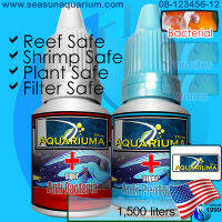 ? Aquariuma Anti Bacteria Anti Protozoa 15ml ตาขุ่น ตาโปน จุดขาว ครีบเปื่อย เป็นแผล Fin Rot Grill Disease White Spot ICK AntiBacteria AntiProtozoa Pop eyes