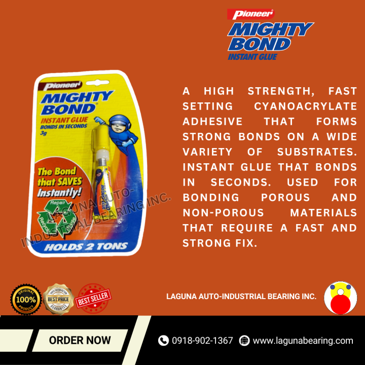 MIGHTY BOND INSTANT GLUE (PIONEER) | Lazada PH