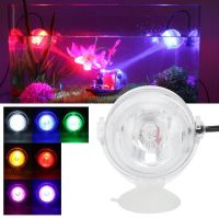 ☄▬ 7Colors LED Aquarium Submersible Spot Light Fish Tank Underwater Amphibious Lighting Swimming Pool Fountains Pond Night Lamp