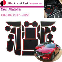 ยางประตู Groove Mat สำหรับ Mazda CX-8 CX8 CX 8 KG 2017 ~ 2022 Cushion Gate Storage Slot Coaster Dust-Proof ภายในสติกเกอร์ Pad