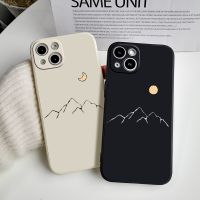 【CC】 Mountain Scenery for IPhone 13 12 PRO XS MAX X XR 7 8 14 Shockproof Couple Cover