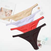 【2023】Hot Sale Women Cotton G String s Low Waist Panties Ladies Seamless Female Underwear Lingerie 12 Pcs