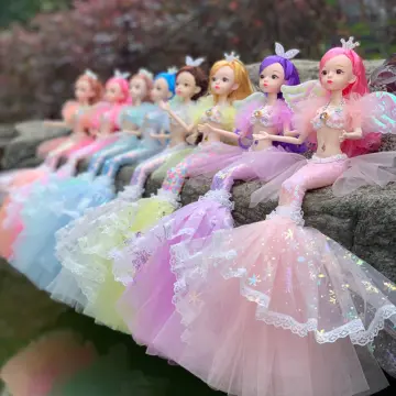 Kawaii Fashion Body For Dolls Plastic Mermaid Toys For Girls Kids